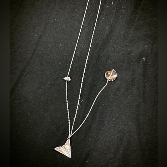 Beautiful Korean Origami Crystal Necklace - Picture 1 of 5
